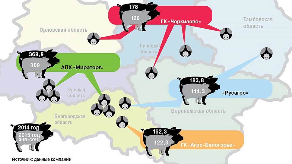 Как свиноводческие компании Черноземья наращивают производство при падении спроса Как свиноводческие компании Черноземья наращивают производство при падении спроса