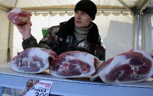 В Подмосковье на социальной ярмарке «Ценопад» зафиксированы рекордные продажи мяса и колбасы