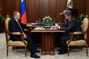 Владимир Путин провёл рабочую встречу с Министром сельского хозяйства Александром Ткачёвым