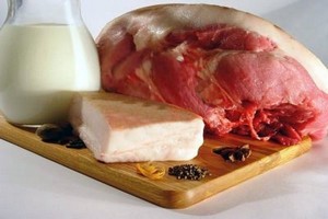 Динамика средних цен на продукцию животноводства за период 29.02.2016 - 07.03.2016