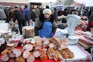 На ярмарках в Ульяновской области продали полтора миллиона куриных яиц и 140 тонн мяса