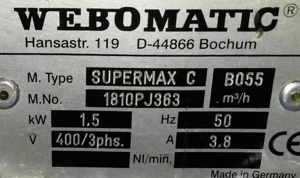 вакуум-упаковочная, вакуумный упаковщик WEBOMATIC SuperMax