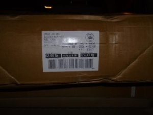 На границе Омской области развернули два центнера бразильской свинины