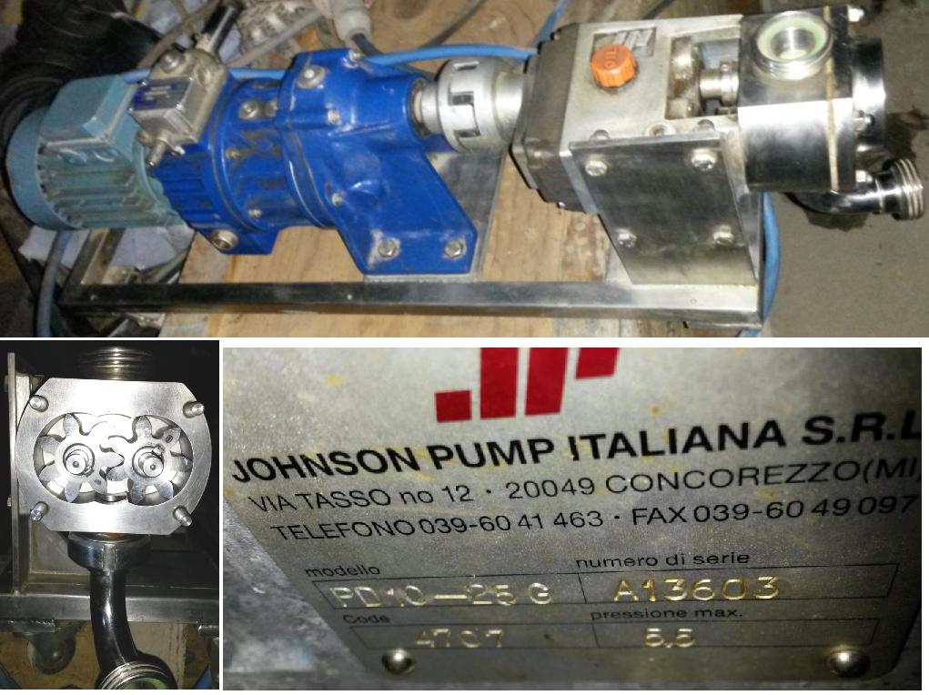 насос шестеренчатый PD10-25G johnson pump italiana s.r.l