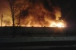 В Улан-Удэ произошел крупный пожар на территории мясокомбината