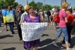 В Черкасской области Украины люди протестуют против строительства птицефабрики