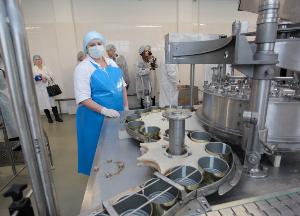 На АО "Череповецкий мясокомбинат" открылось консервное производство