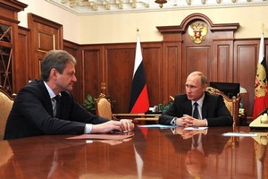 Владимир Путин провёл рабочую встречу с Министром сельского хозяйства Александром Ткачёвым