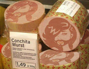 В Германии начали продавать колбасу "Кончита Вурст"