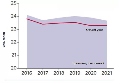 Во Франции отмечено сокращение производства свинины Во Франции отмечено сокращение производства свинины