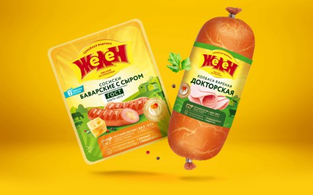 Getbrand разработал новый дизайн упаковки для колбас «Желен»